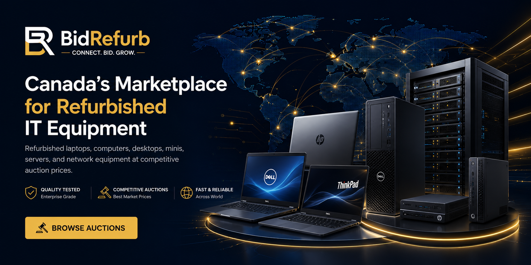 Canada’s Marketplace for Refurbished IT Equipment