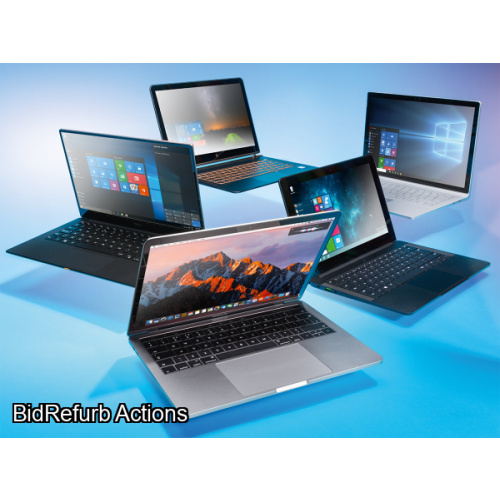 Mixed Lot Used HP & Dell Laptops - Qty. 600